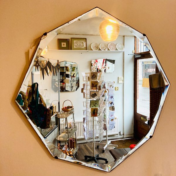 Vintage Octagon Mirror